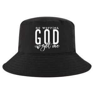 No Worries God Got Me Christian Religious Cool Comfort Performance Bucket Hat