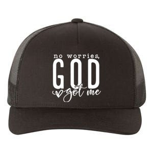 No Worries God Got Me Christian Religious Yupoong Adult 5-Panel Trucker Hat