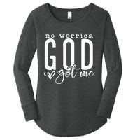 No Worries God Got Me Christian Religious Women's Perfect Tri Tunic Long Sleeve Shirt