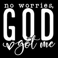 No Worries God Got Me Christian Religious Mesh Reversible Basketball Jersey Tank
