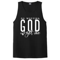 No Worries God Got Me Christian Religious PosiCharge Competitor Tank