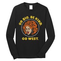 Nina West Go Big Be Kind Go West Long Sleeve Shirt