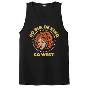 Nina West Go Big Be Kind Go West PosiCharge Competitor Tank