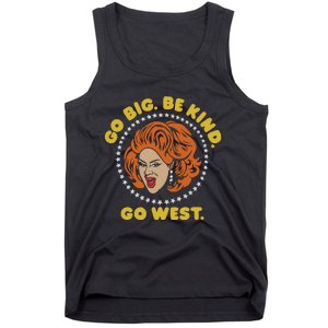 Nina West Go Big Be Kind Go West Tank Top