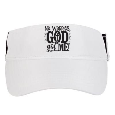 No Worries, God Got Me African American Christian Adult Drive Performance Visor