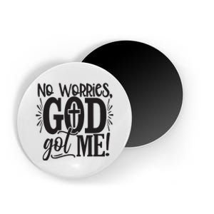 No Worries, God Got Me African American Christian Magnet