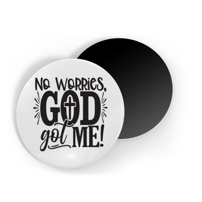 No Worries, God Got Me African American Christian Magnet