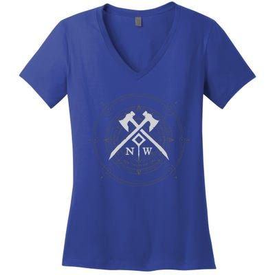 New World Glyph Gift Women's V-Neck T-Shirt