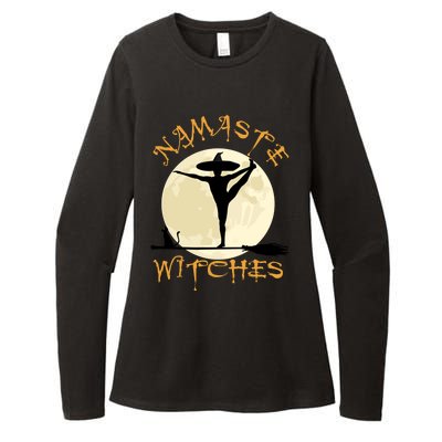 Namaste Witches Great Gift Halloween Yoga Great Gift Womens CVC Long Sleeve Shirt