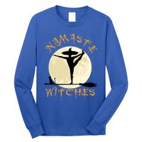 Namaste Witches Great Gift Halloween Yoga Great Gift Long Sleeve Shirt