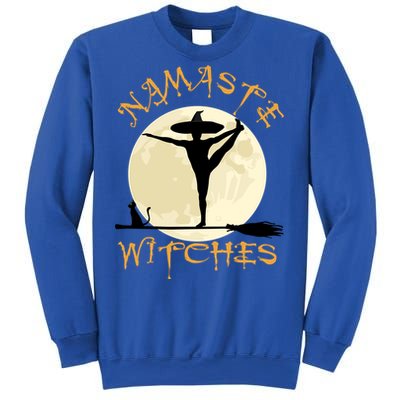 Namaste Witches Great Gift Halloween Yoga Great Gift Sweatshirt