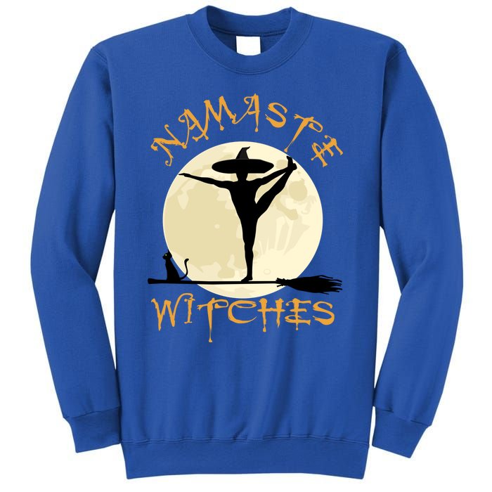 Namaste Witches Great Gift Halloween Yoga Great Gift Sweatshirt