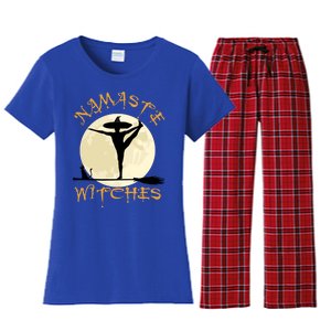 Namaste Witches Great Gift Halloween Yoga Great Gift Women's Flannel Pajama Set