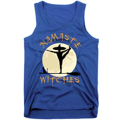 Namaste Witches Great Gift Halloween Yoga Great Gift Tank Top