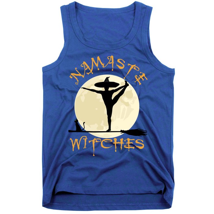 Namaste Witches Great Gift Halloween Yoga Great Gift Tank Top