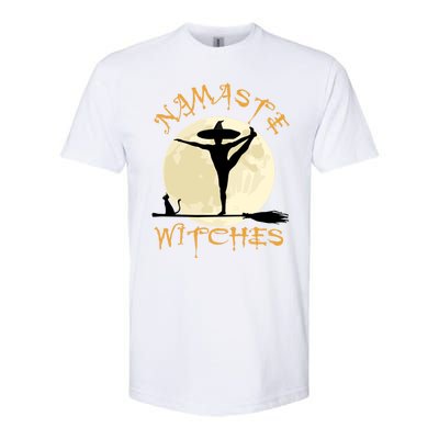 Namaste Witches Great Gift Halloween Yoga Great Gift Softstyle CVC T-Shirt