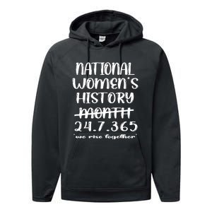 National Women History Month 2024 247365 Performance Fleece Hoodie