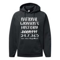 National Women History Month 2024 247365 Performance Fleece Hoodie