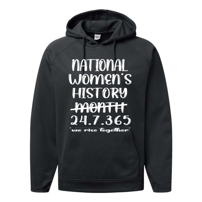 National Women History Month 2024 247365 Performance Fleece Hoodie