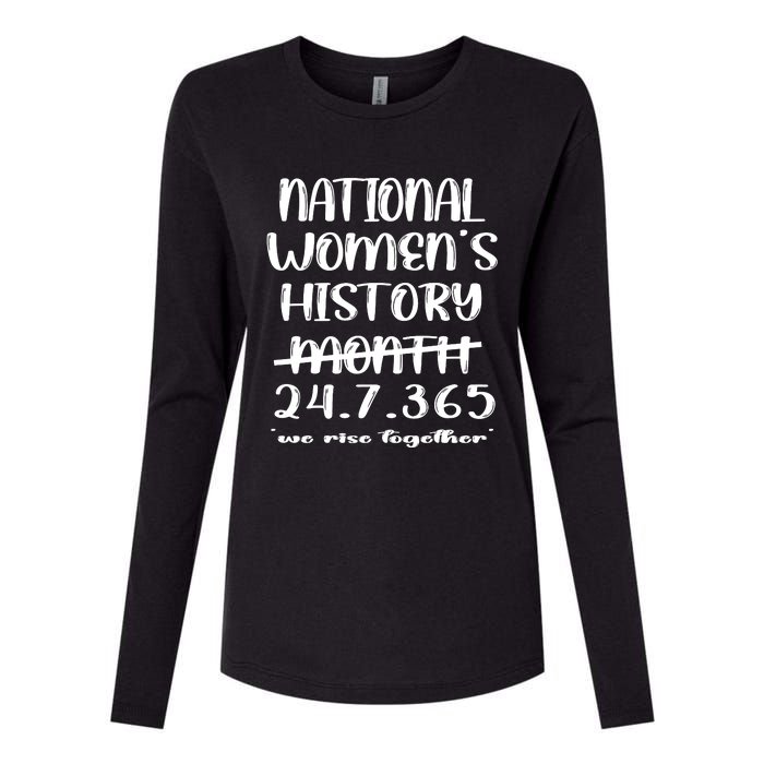 National Women History Month 2024 247365 Womens Cotton Relaxed Long Sleeve T-Shirt