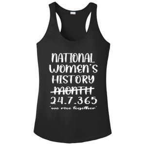 National Women History Month 2024 247365 Ladies PosiCharge Competitor Racerback Tank