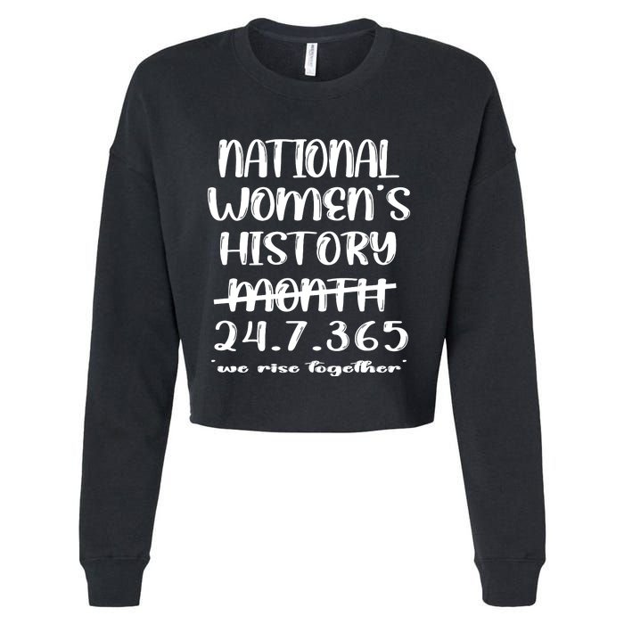 National Women History Month 2024 247365 Cropped Pullover Crew