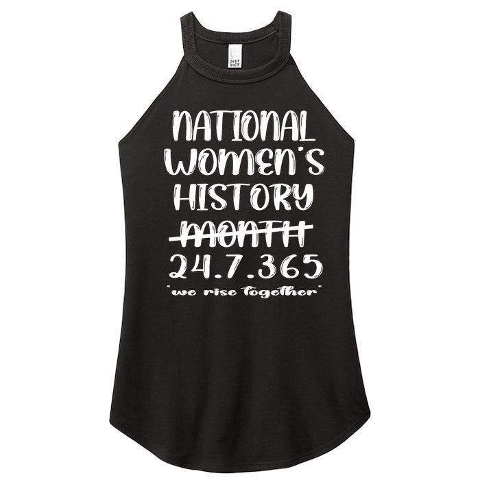 National Women History Month 2024 247365 Women's Perfect Tri Rocker Tank