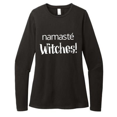 Namaste Witches Halloween Gift Womens CVC Long Sleeve Shirt