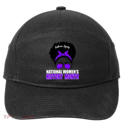 National Women's History Month Equity For Women 7-Panel Snapback Hat