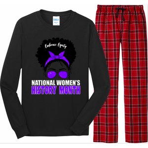 National Women's History Month Equity For Women Long Sleeve Pajama Set