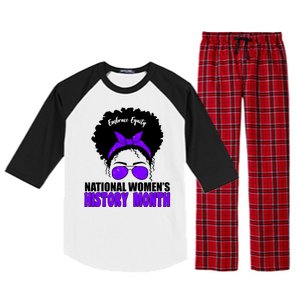 National Women's History Month Equity For Women Raglan Sleeve Pajama Set