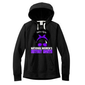 National Women's History Month Equity For Women Women's Fleece Hoodie