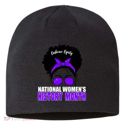 National Women's History Month Equity For Women Sustainable Beanie
