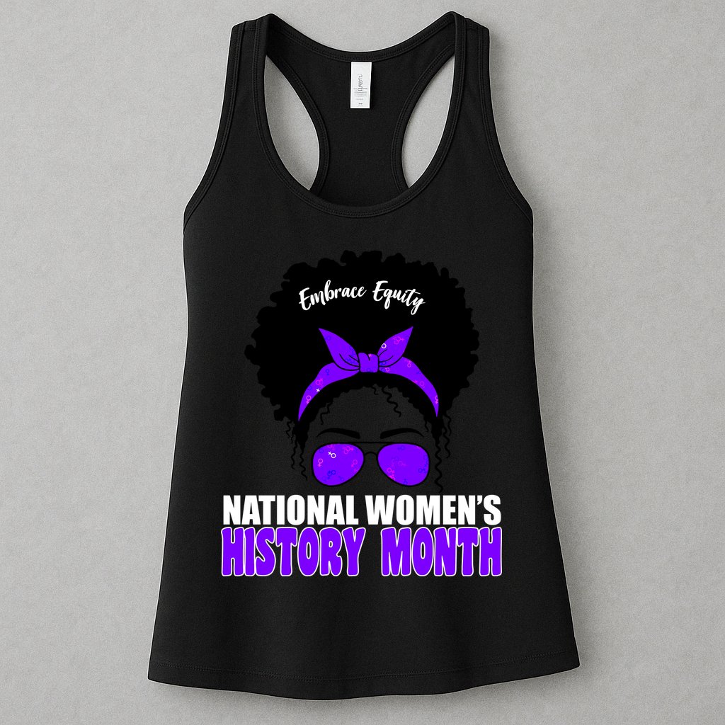 National Women's History Month Equity For Women Womens Tank Top