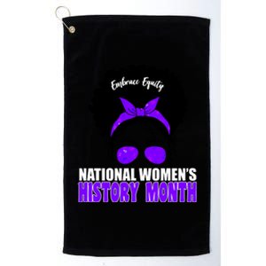 National Women's History Month Equity For Women Platinum Collection Golf Towel