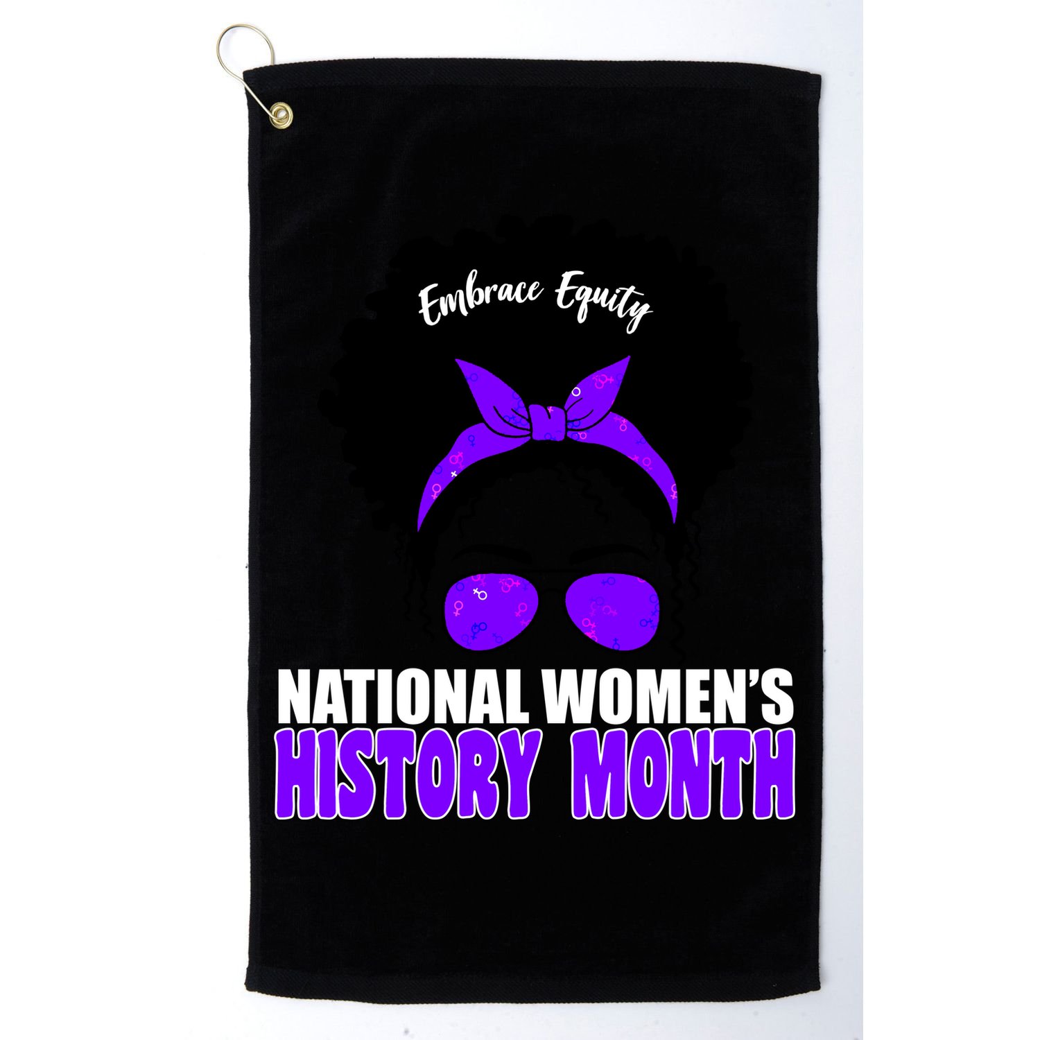 National Women's History Month Equity For Women Golf Towel
