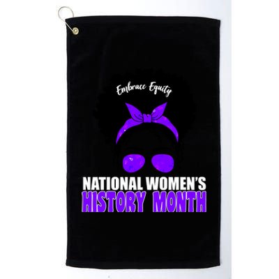 National Women's History Month Equity For Women Platinum Collection Golf Towel