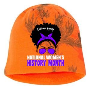 National Women's History Month Equity For Women Kati - Camo Knit Beanie