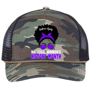 National Women's History Month Equity For Women Retro Rope Trucker Hat Cap