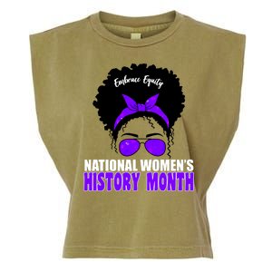 National Women's History Month Equity For Women Garment-Dyed Women's Muscle Tee