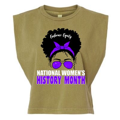 National Women's History Month Equity For Women Garment-Dyed Women's Muscle Tee