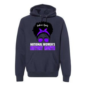 National Women's History Month Equity For Women Premium Hoodie