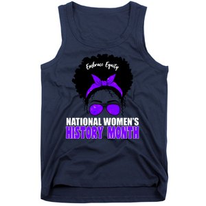 National Women's History Month Equity For Women Tank Top