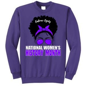 National Women's History Month Equity For Women Sweatshirt