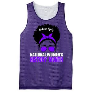 National Women's History Month Equity For Women Mesh Reversible Basketball Jersey Tank