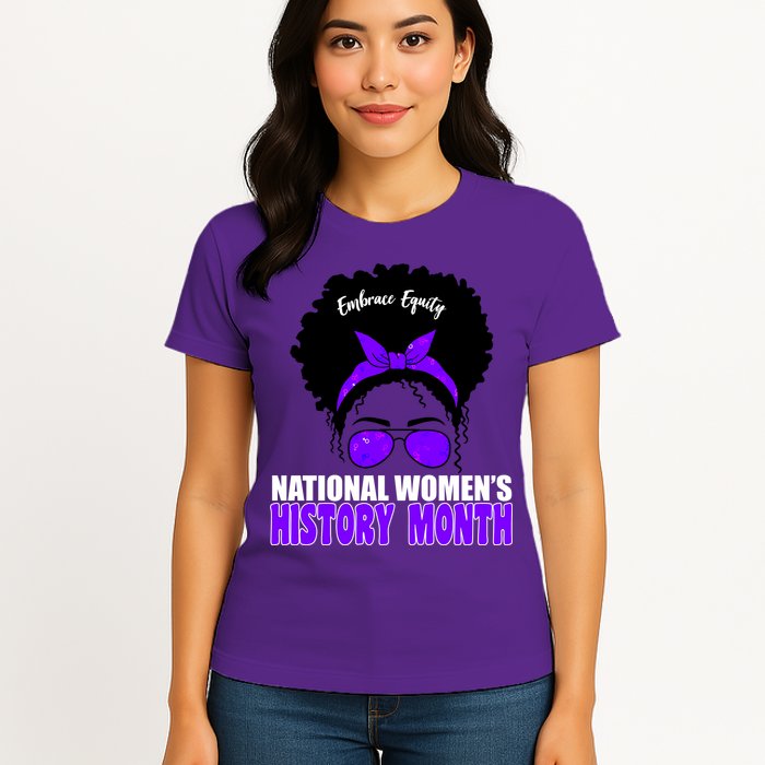 National Women's History Month Equity For Women Womens T-Shirt