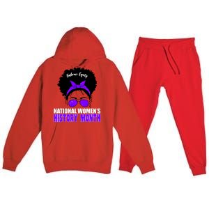 National Women's History Month Equity For Women Premium Hooded Sweatsuit Set