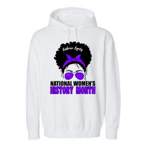 National Women's History Month Equity For Women Garment-Dyed Fleece Hoodie