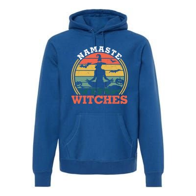 Namaste Witches Halloween Meaningful Gift Premium Hoodie