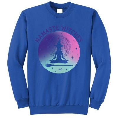 Namaste Witches Halloween Yoga Cute Gift Tall Sweatshirt